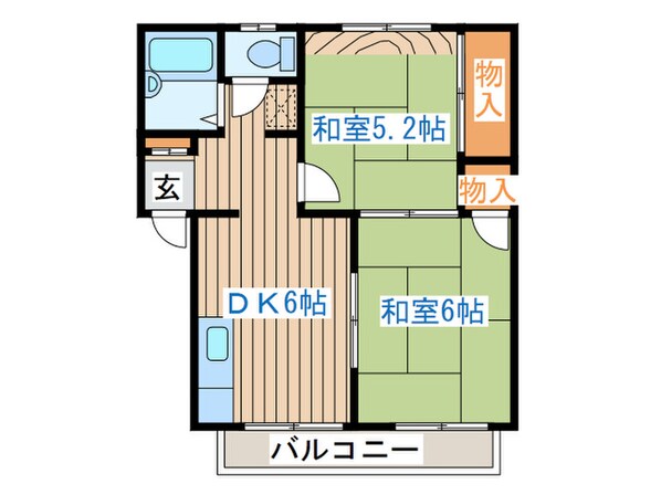 エステ－トピアさいの物件間取画像